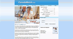 Desktop Screenshot of canadamatch.com